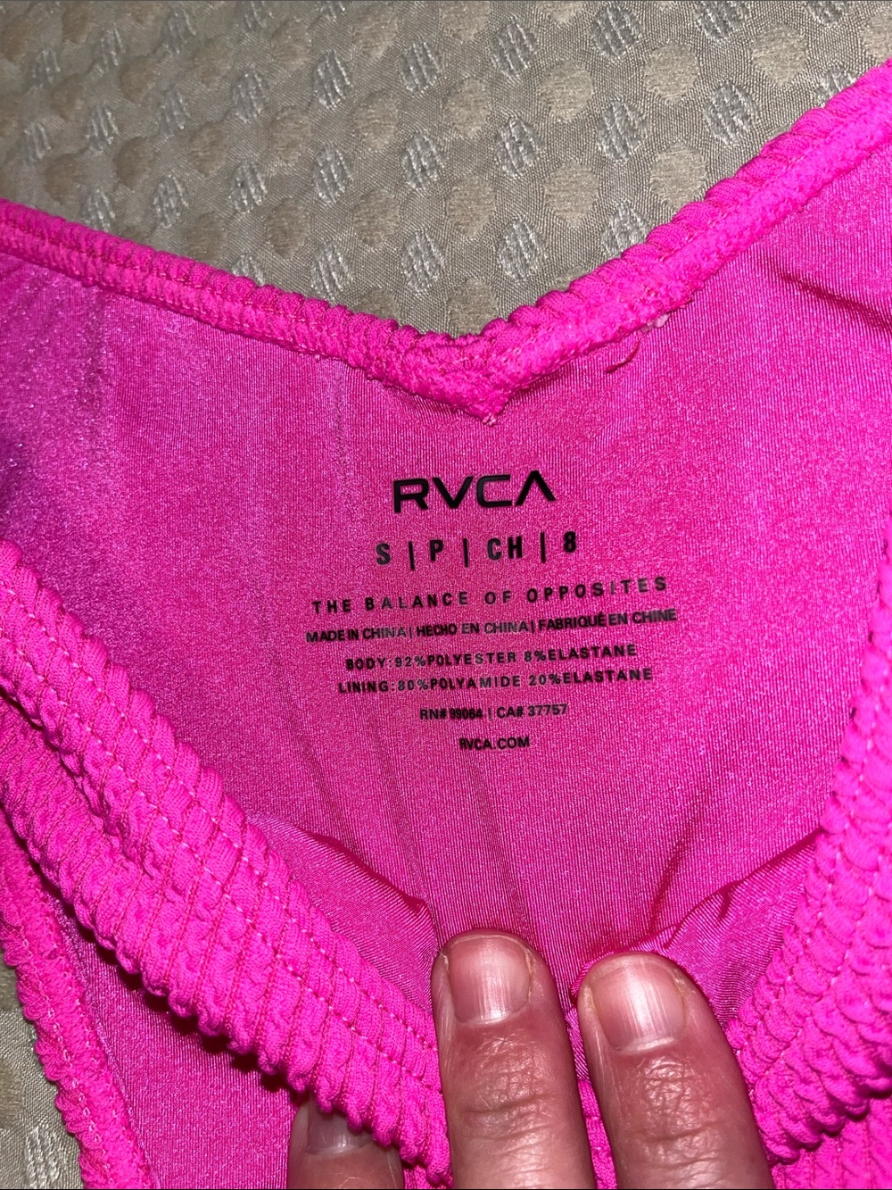 RVCA Ribbed Bottoms - Picture 3 of 4